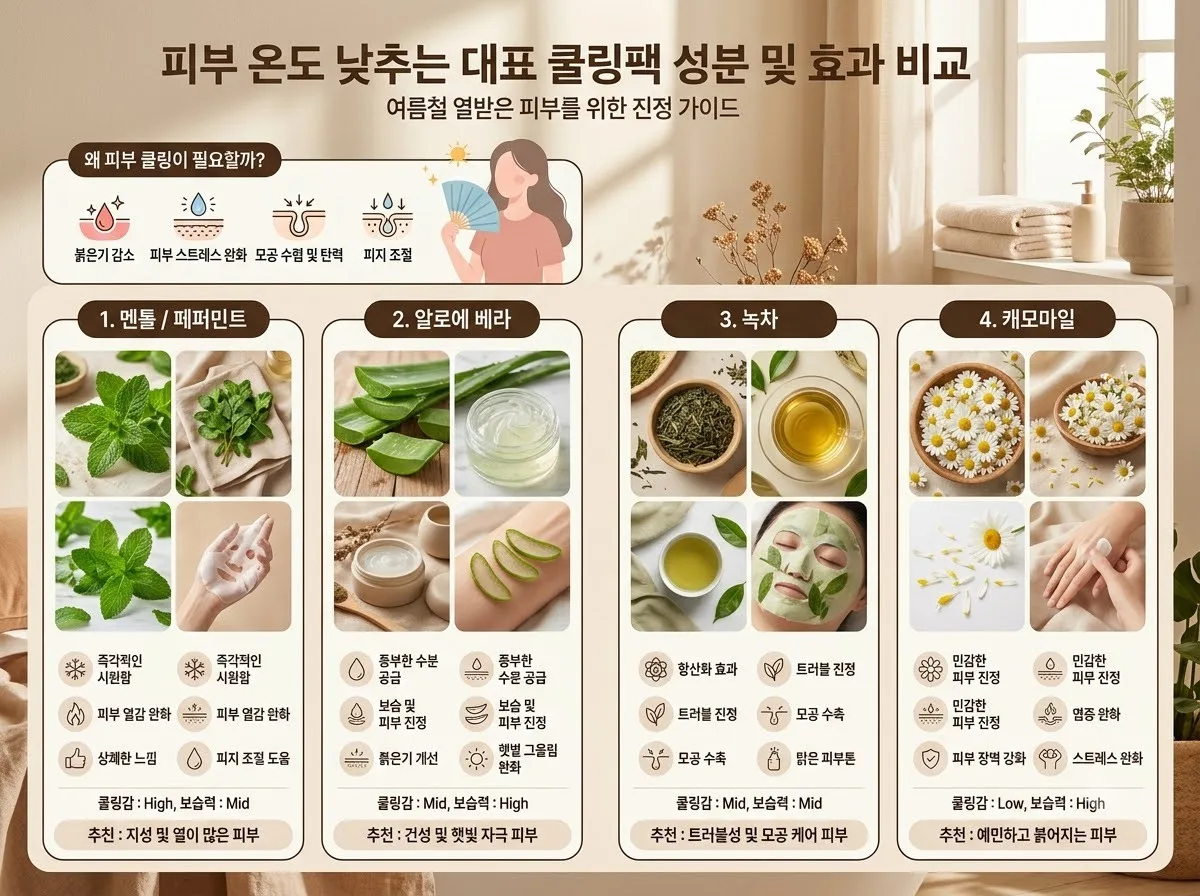 야외 활동 후 붉어진 피부 케어, 2026년식 효과적인 쿨링팩 활용법 3가지 이미지 1