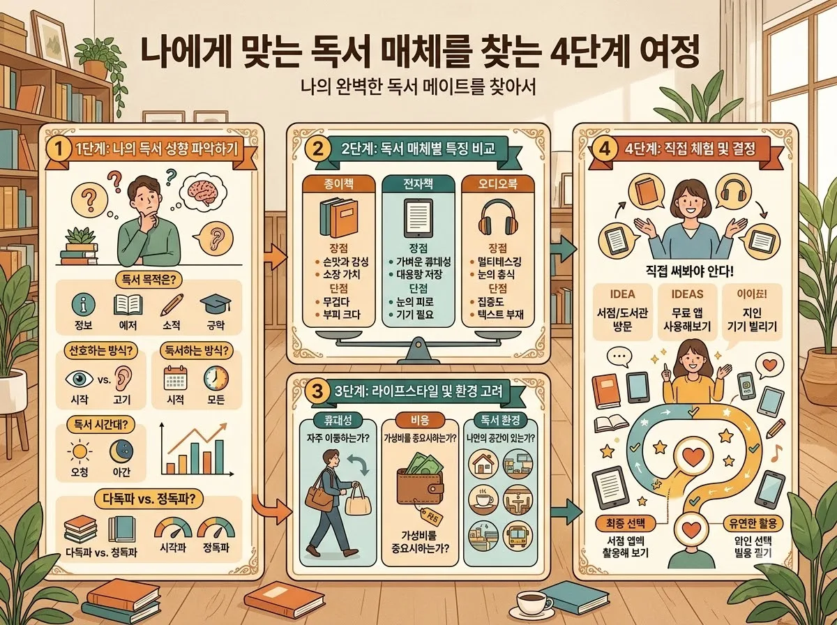 전자책과 종이책 무엇이 더 좋을까? 2026년 독서법 비교 이미지 1