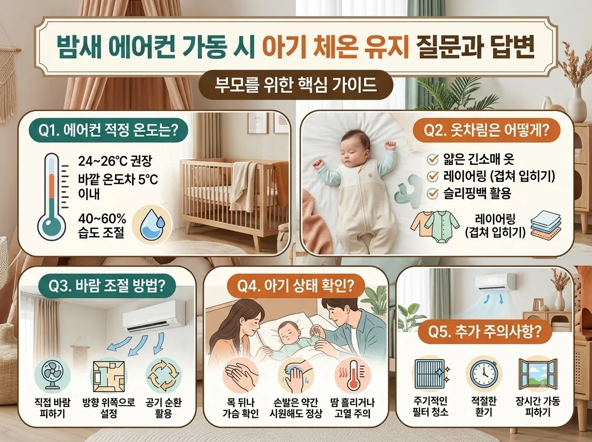 8월 무더위 아기 밤잠 수면조끼 선택법과 배탈 예방 3가지 수칙 (2026년) 이미지 2