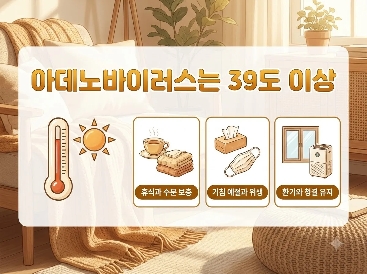 아기 눈곱 고열 동반되는 아데노바이러스, 2026년 증상 대처법과 예방 수칙