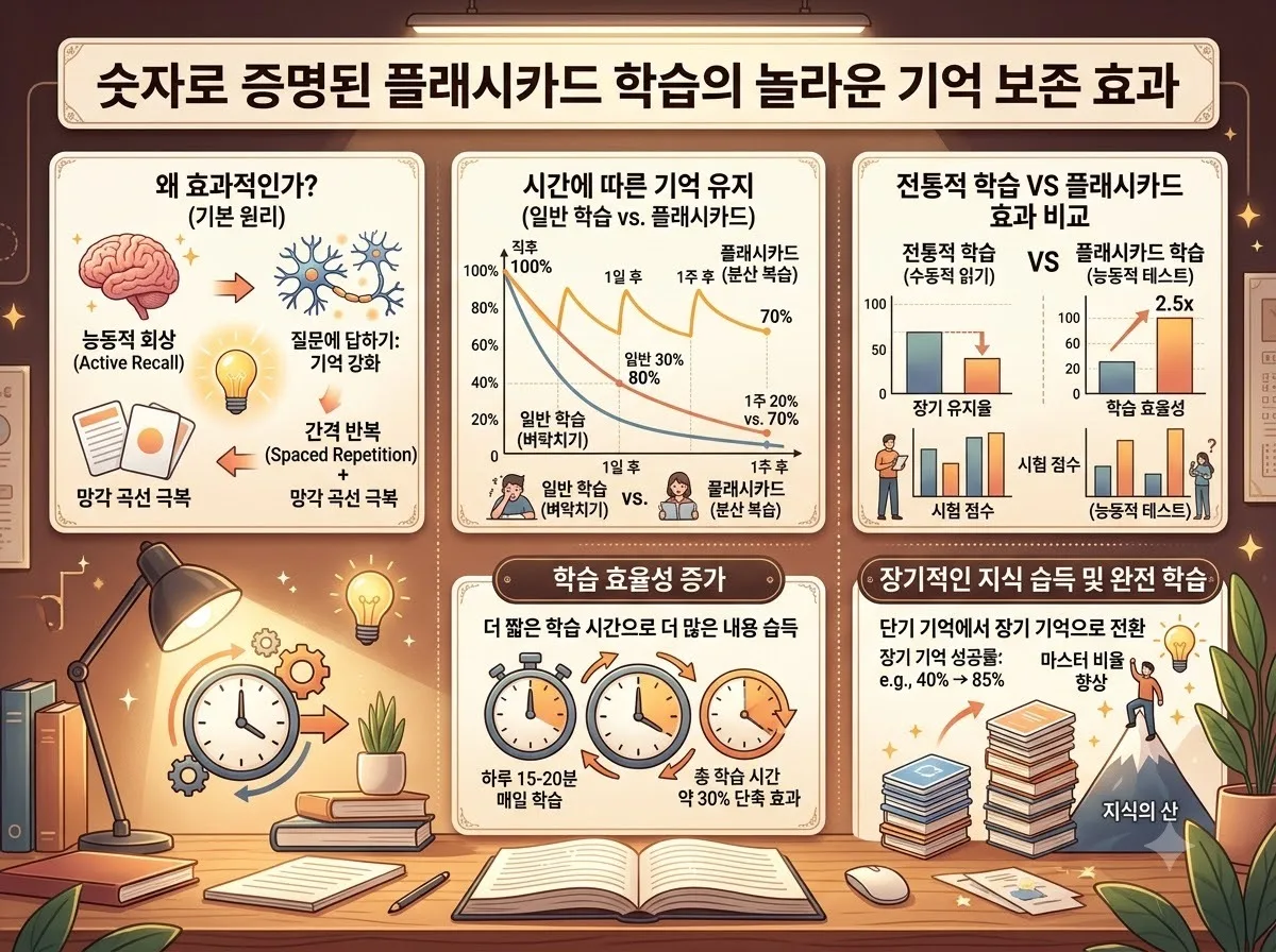 플래시카드 공부법, 직장인 자격증 한 번에 붙는 3단계 암기 공식 이미지 1