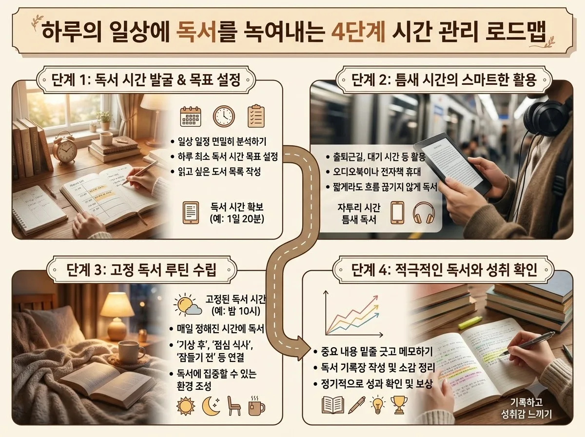 한 달 책 10권 읽는 직장인 독서 루틴 설계법 이미지 1