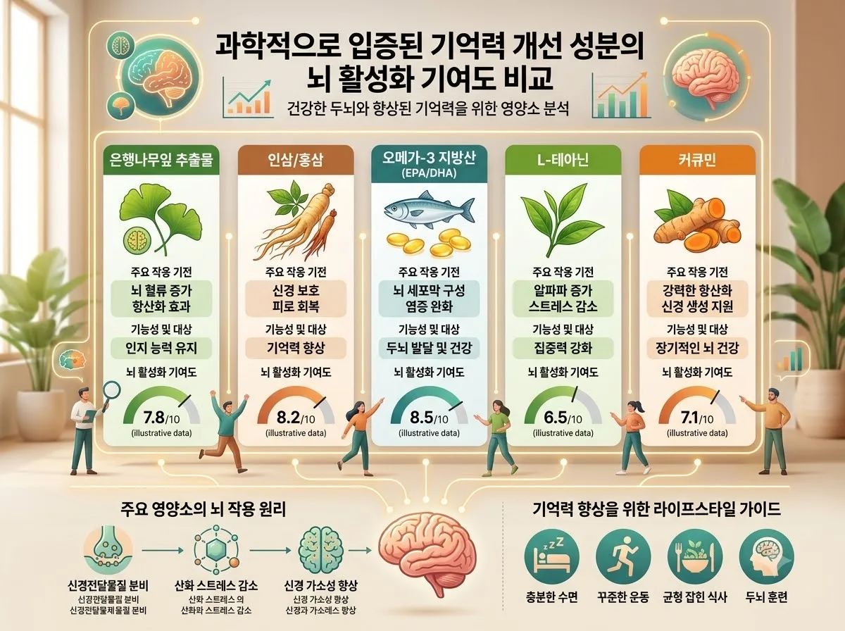 기억력을 높이는 음식 3가지와 직장인 맞춤형 2026년 두뇌 식단법 이미지 1