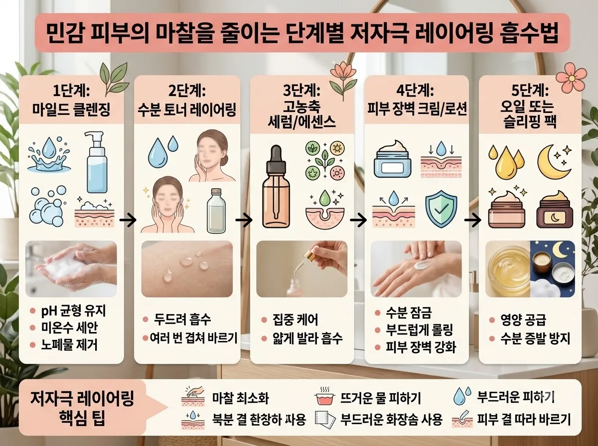 여름철 민감해진 피부를 위한 저자극 진정 토너 사용법 3가지 (2026년 가이드) 이미지 1