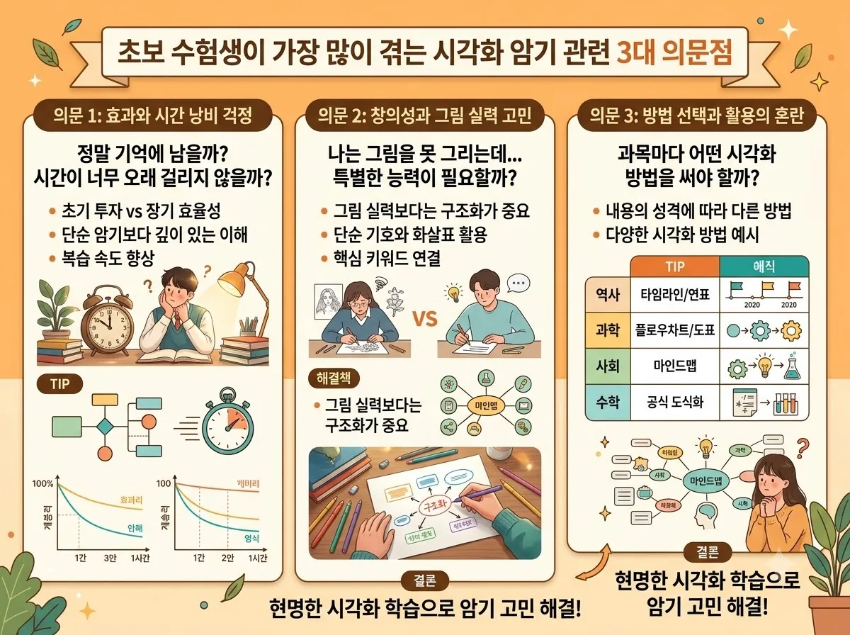 시각화 암기법: 성인 수험생이 30일 만에 체득한 3가지 연상 기술 이미지 1