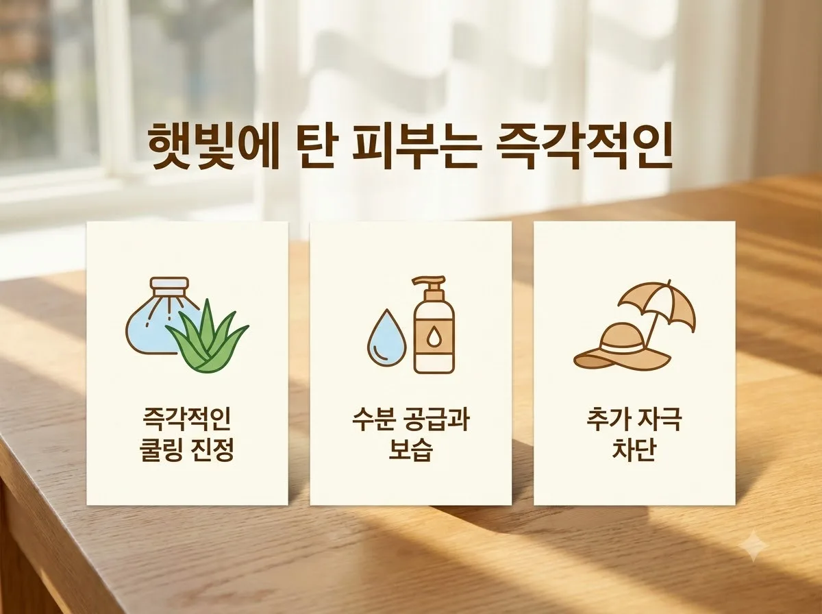 햇빛에 탄 피부 진정, 알로에와 시카 성분 3가지 2026년 활용법