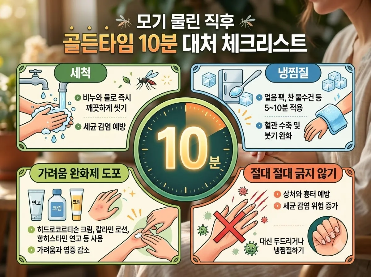 아기 모기 물렸을 때 부기 완화법, 2026년 여름 리스크 줄이는 3단계 이미지 2