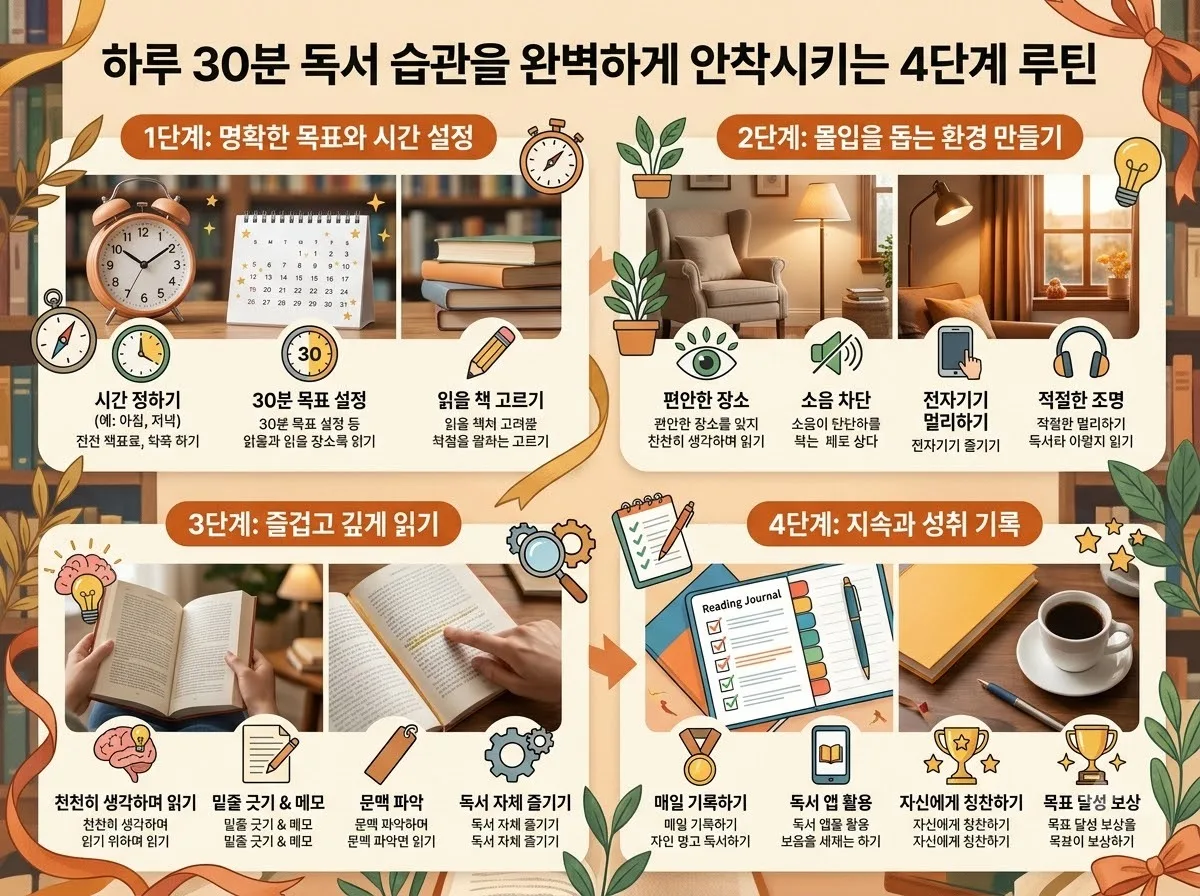 하루 30분 독서가 인생을 바꾸는 이유, 1년 실천으로 얻은 3가지 변화 이미지 1