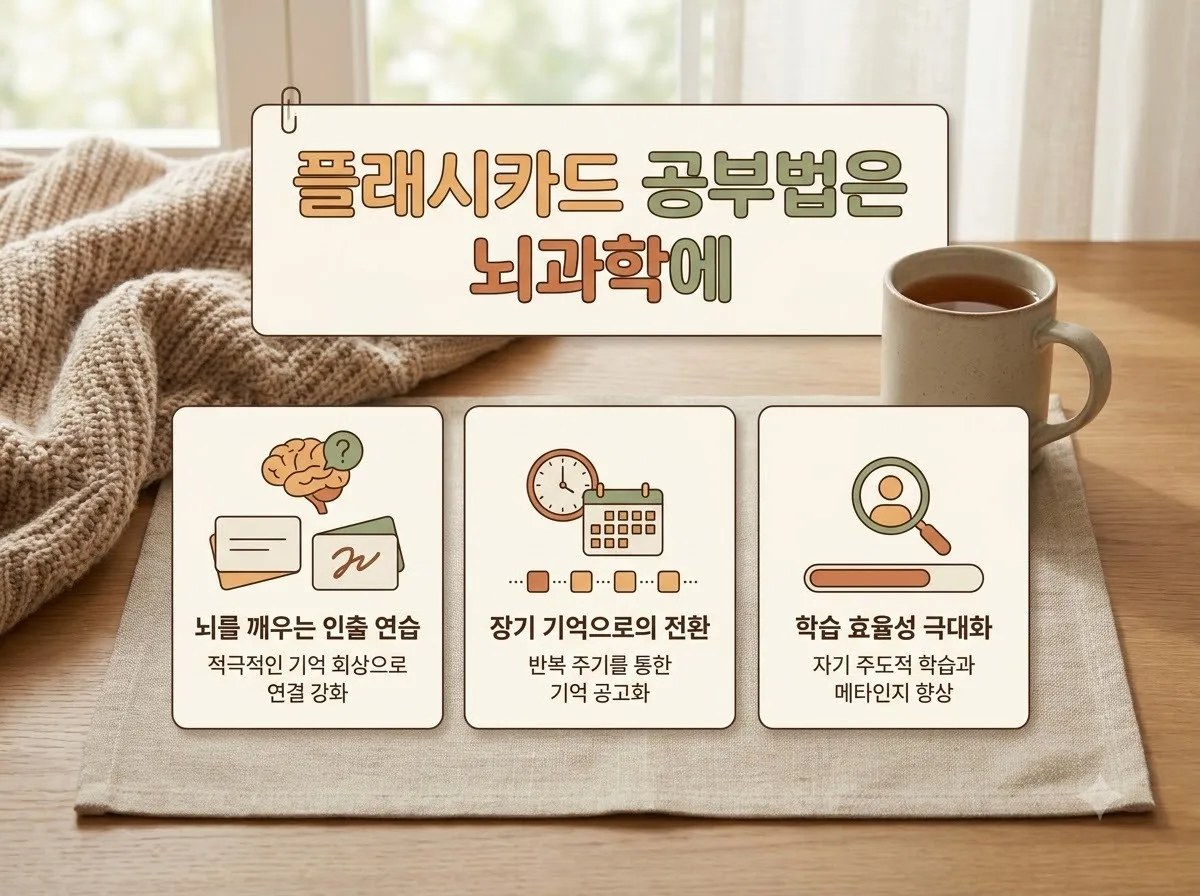 플래시카드 공부법, 직장인 자격증 한 번에 붙는 3단계 암기 공식