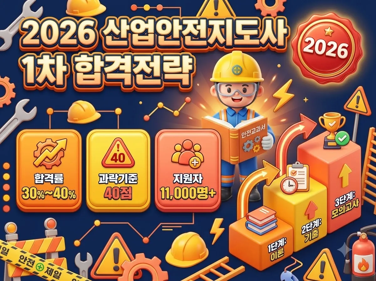 산업안전지도사 1차 시험 과목별 공부방법과 2026년 합격 전략