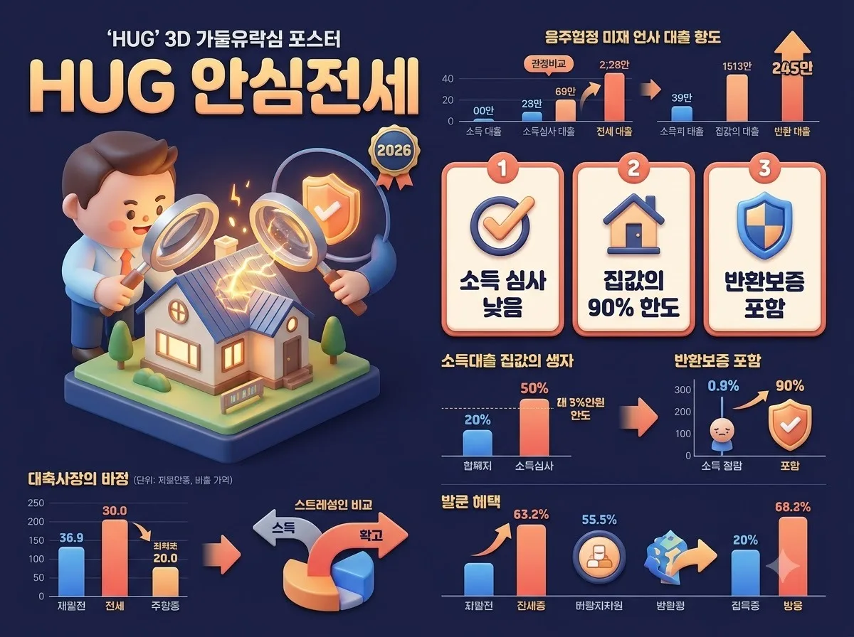 전세대출 HUG HF 보증 차이 3가지 비교와 나에게 맞는 선택법 이미지 1