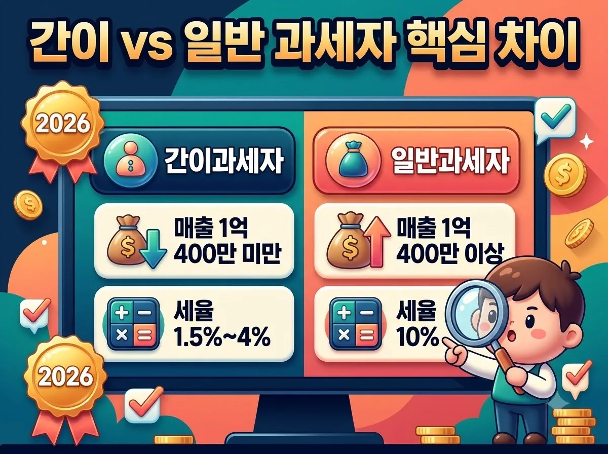 간이과세자 매출 기준 1억 400만원 확인하고 2026년 부가가치세 절세하기 이미지 1