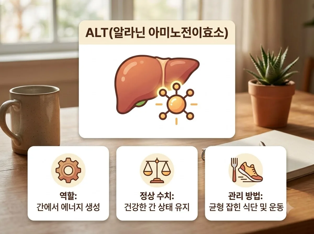 ALT 수치가 중요한 이유 건강검진 간 수치 해석과 주의점 3가지 핵심을 요약한 대표 썸네일 이미지