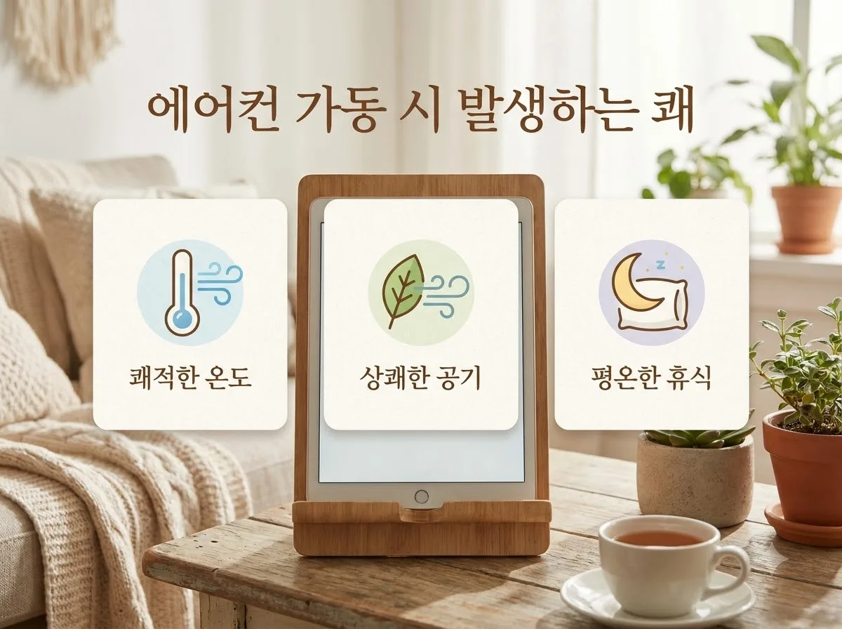 에어컨 냄새 제거 2026년 필수 팁: 드레인 호스 잔수 확인과 관리법