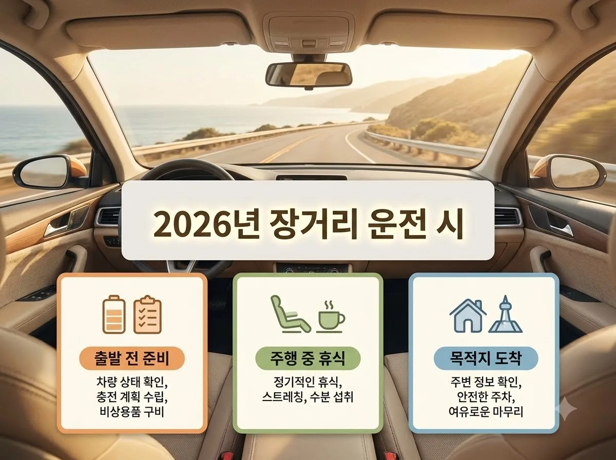 고속도로 장거리 운전 2026 필수품, 의외로 유용한 자동차용품 6가지