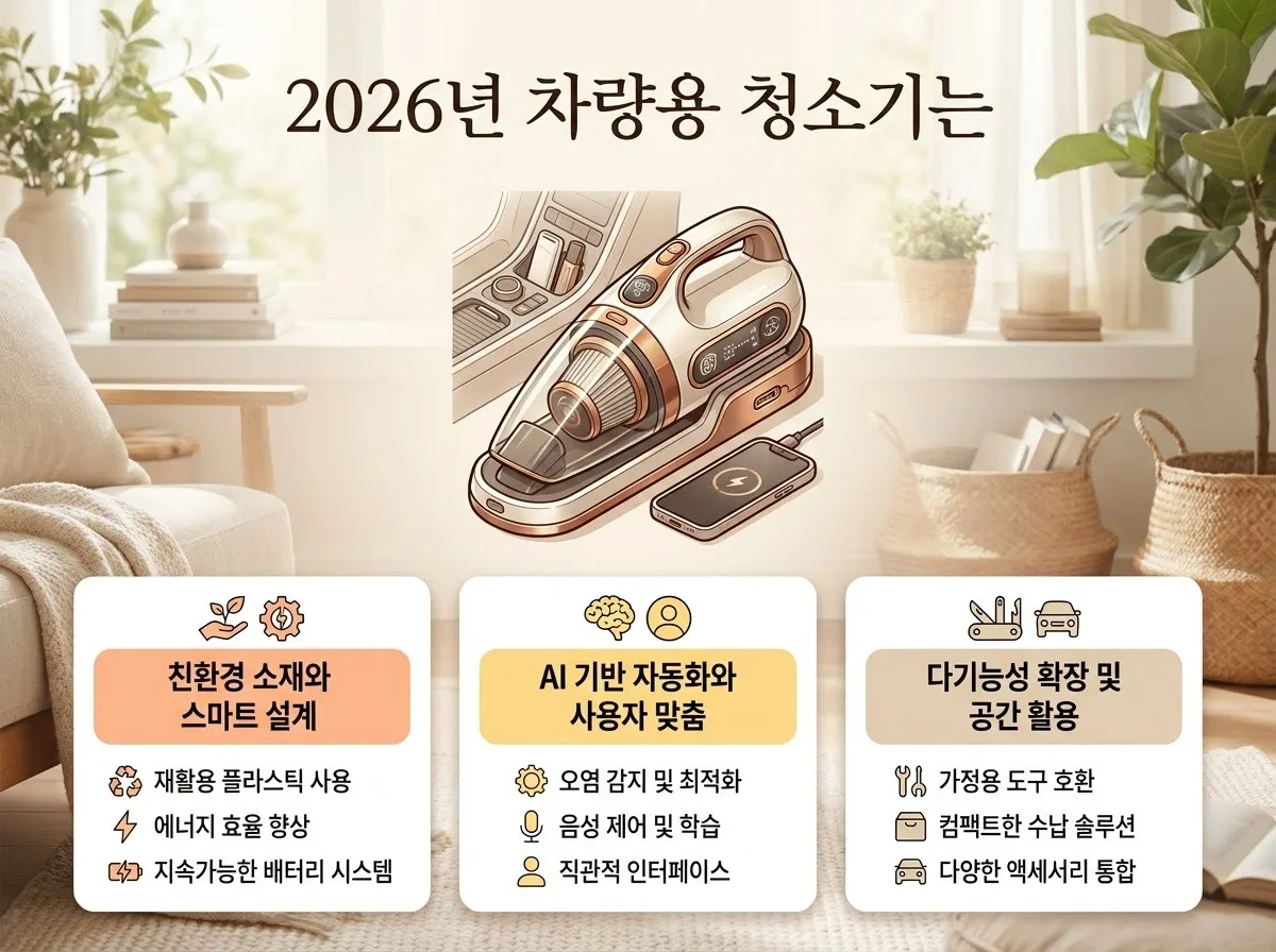 차량용 청소기 선택 가이드, 2026년 최신 성능 비교와 실내 관리법