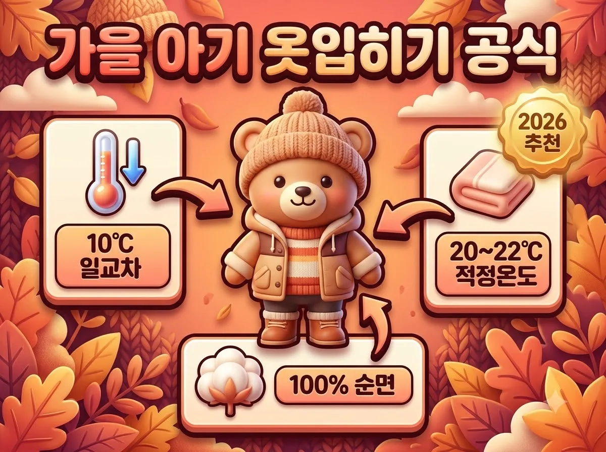 신생아 가을 외출 옷차림, 겉싸개와 속옷 실패 없이 준비하는 방법
