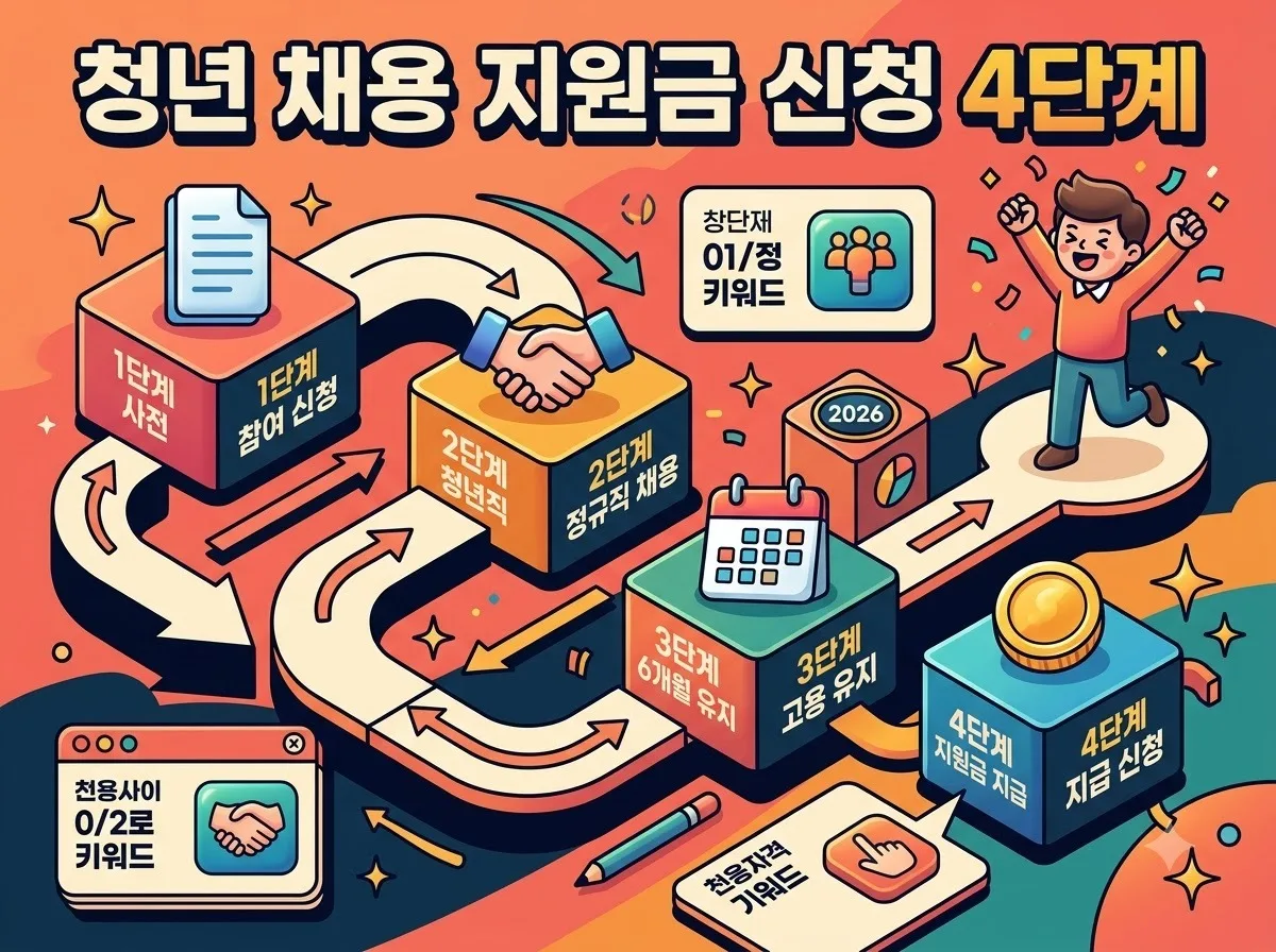 2026년 청년 정규직 채용 지원금 기업 요건과 최대 1,200만원 혜택 총정리 이미지 2