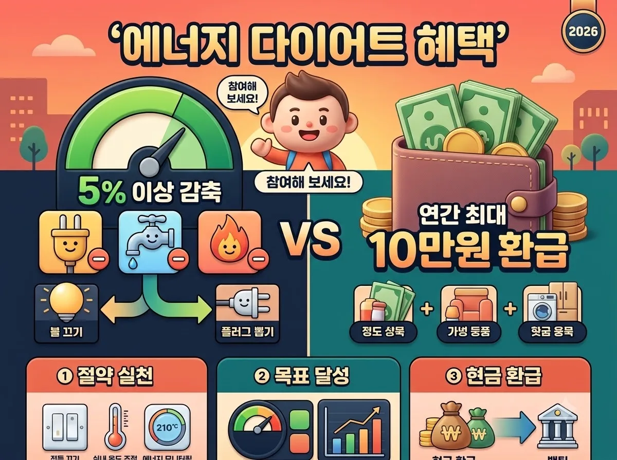 탄소중립포인트 에너지 가입방법과 2026년 전기 수도 감축 혜택 이미지 2