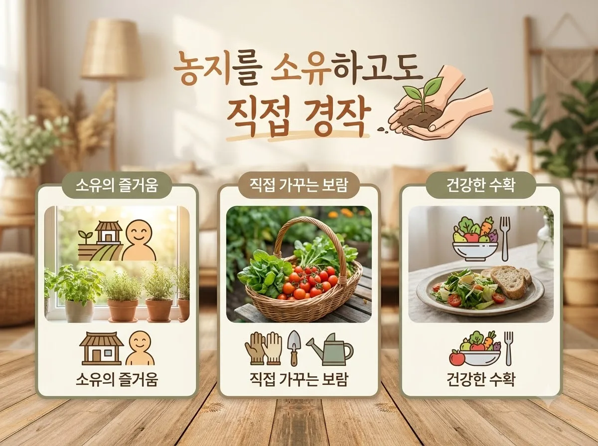 농지 직접 농사 안 지으면 발생하는 처분 절차와 실태조사 대응 기준 핵심을 요약한 대표 썸네일 이미지