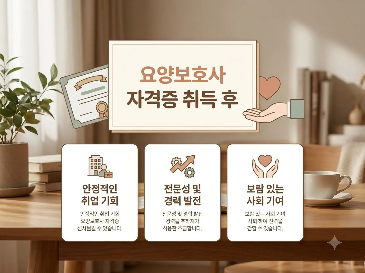 방문요양 요양보호사 자격증 취득 후 준비할 3가지 핵심을 요약한 대표 썸네일 이미지