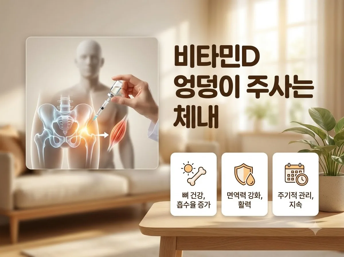 비타민D 주사와 먹는 약 차이와 선택 기준 3가지 핵심을 요약한 대표 썸네일 이미지