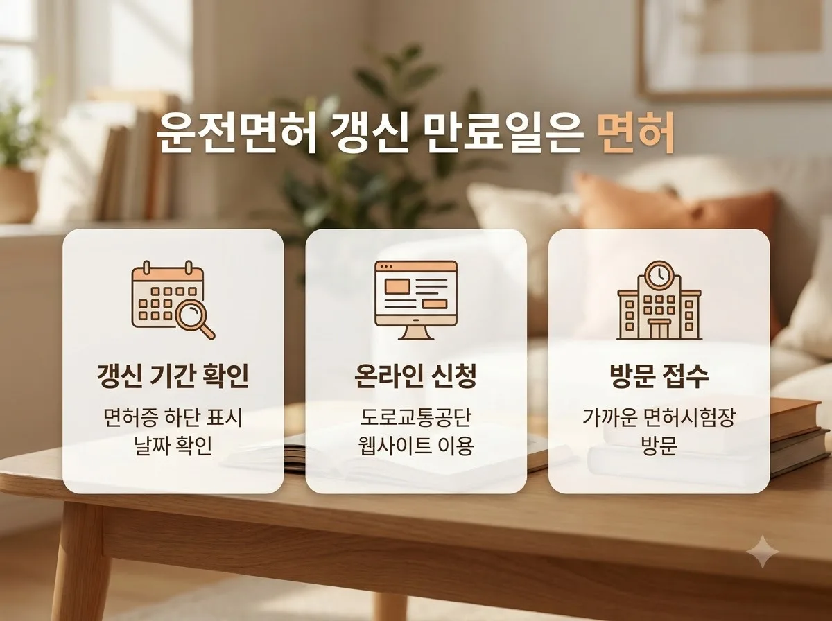 2026 운전면허 갱신 만료일 계산법: 생일 기준이 아닌 이유 핵심을 요약한 대표 썸네일 이미지