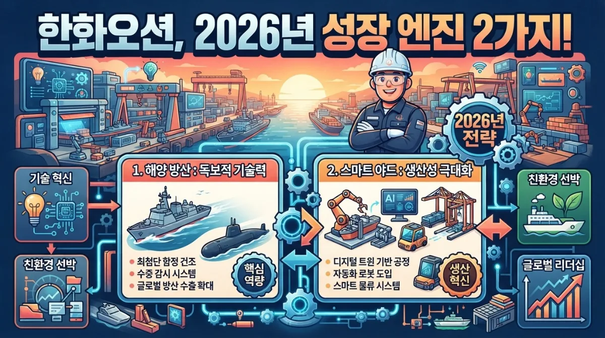 한화오션 조선업 전망, 2026년 투자자들이 주목할 3가지 핵심 이미지 2