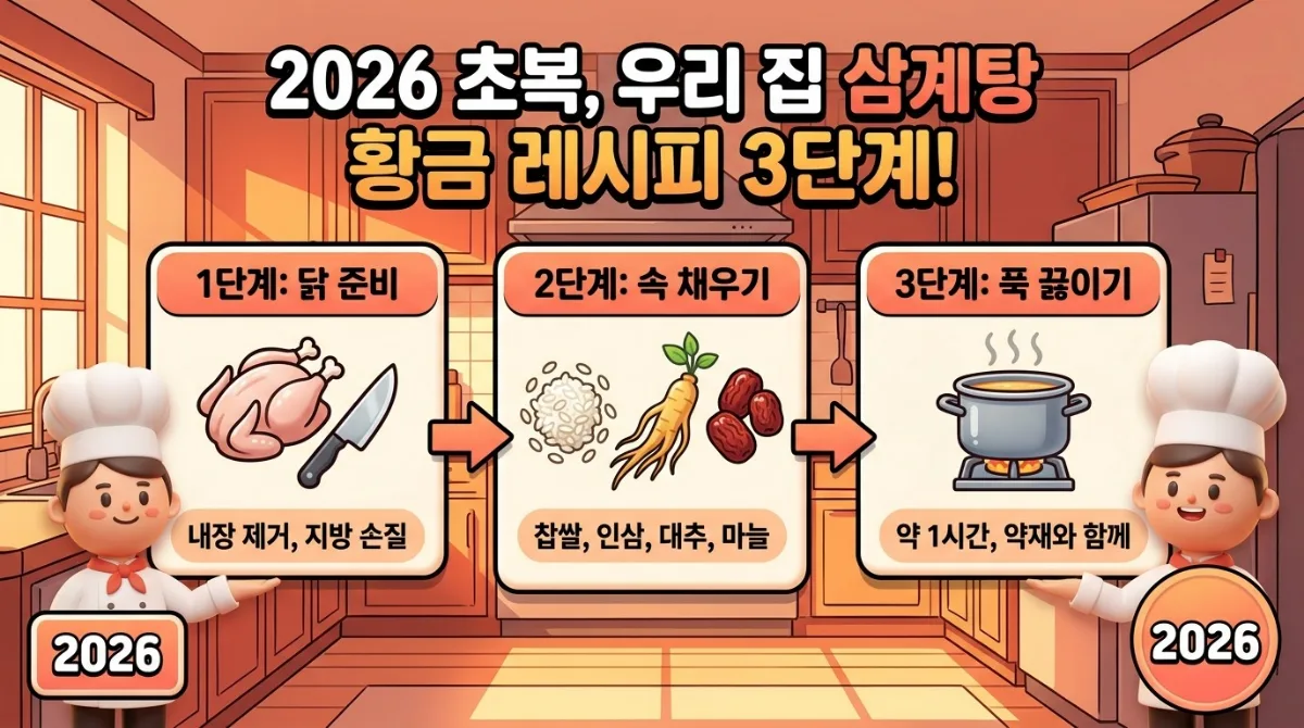 2026년 초복, 왜 삼계탕이 최고일까? 원기회복 3가지 비밀 이미지 2