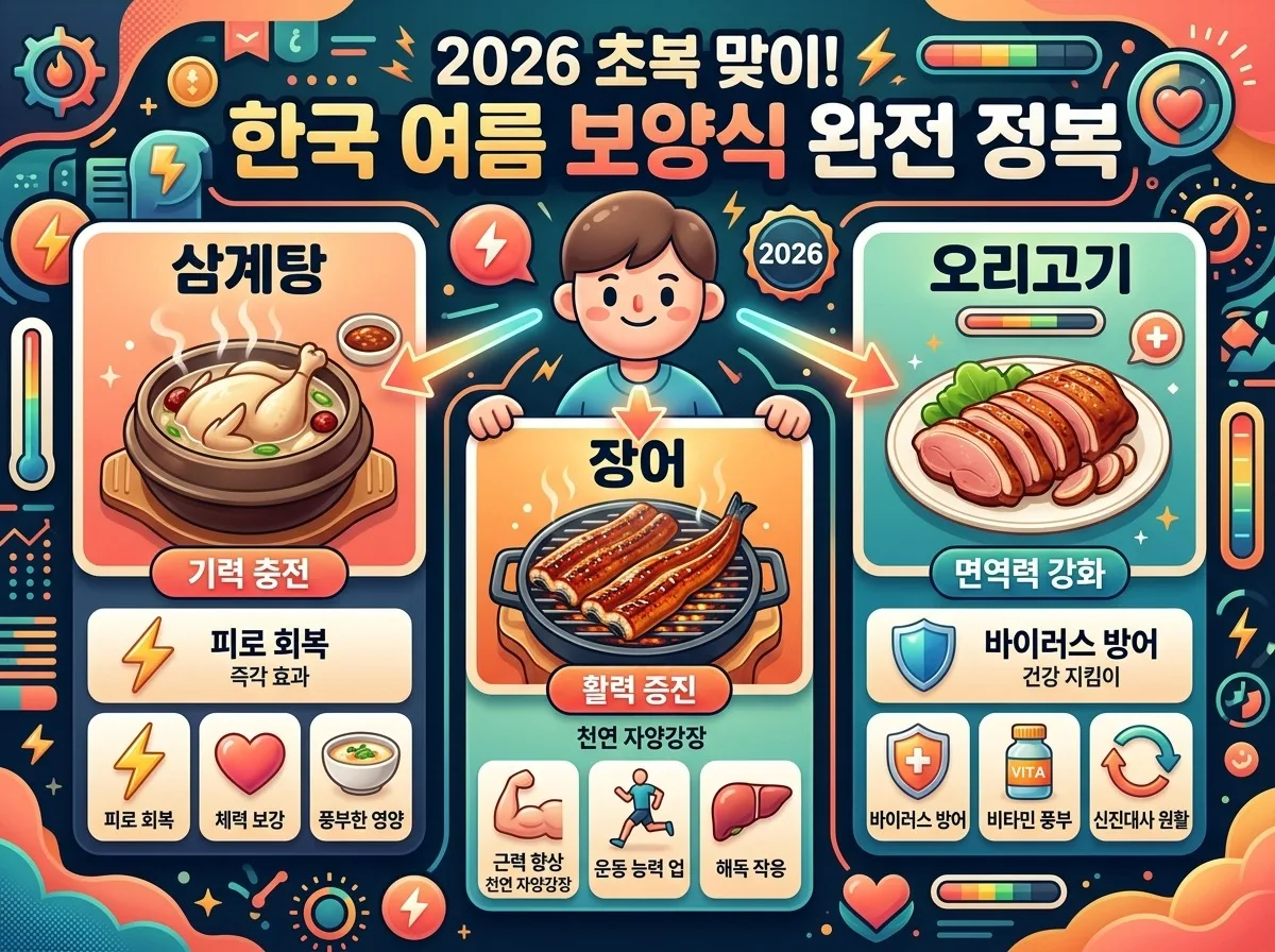 2026년 여름 더위 이기는 초복 보양식, 현명하게 고르는 3가지 비법 이미지 1