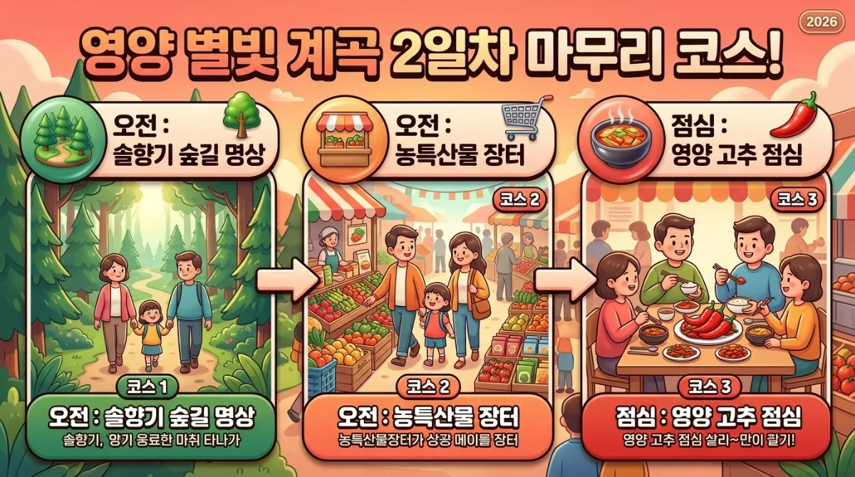 영양 수비 여름축제, 2026년 별빛 계곡 힐링 3가지 즐기는 법 이미지 2
