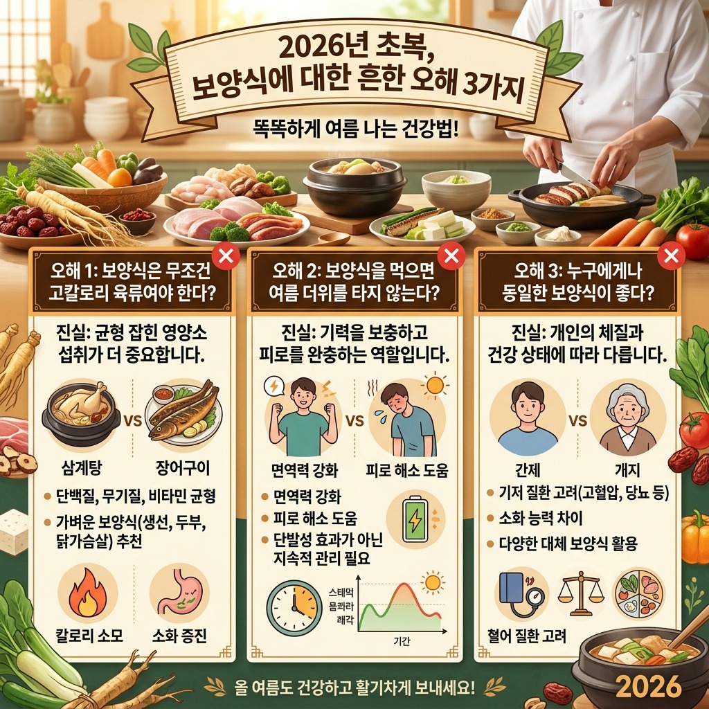 2026 초복 건강 지키는 여름 보양식, 잘못된 상식 3가지? 이미지 2