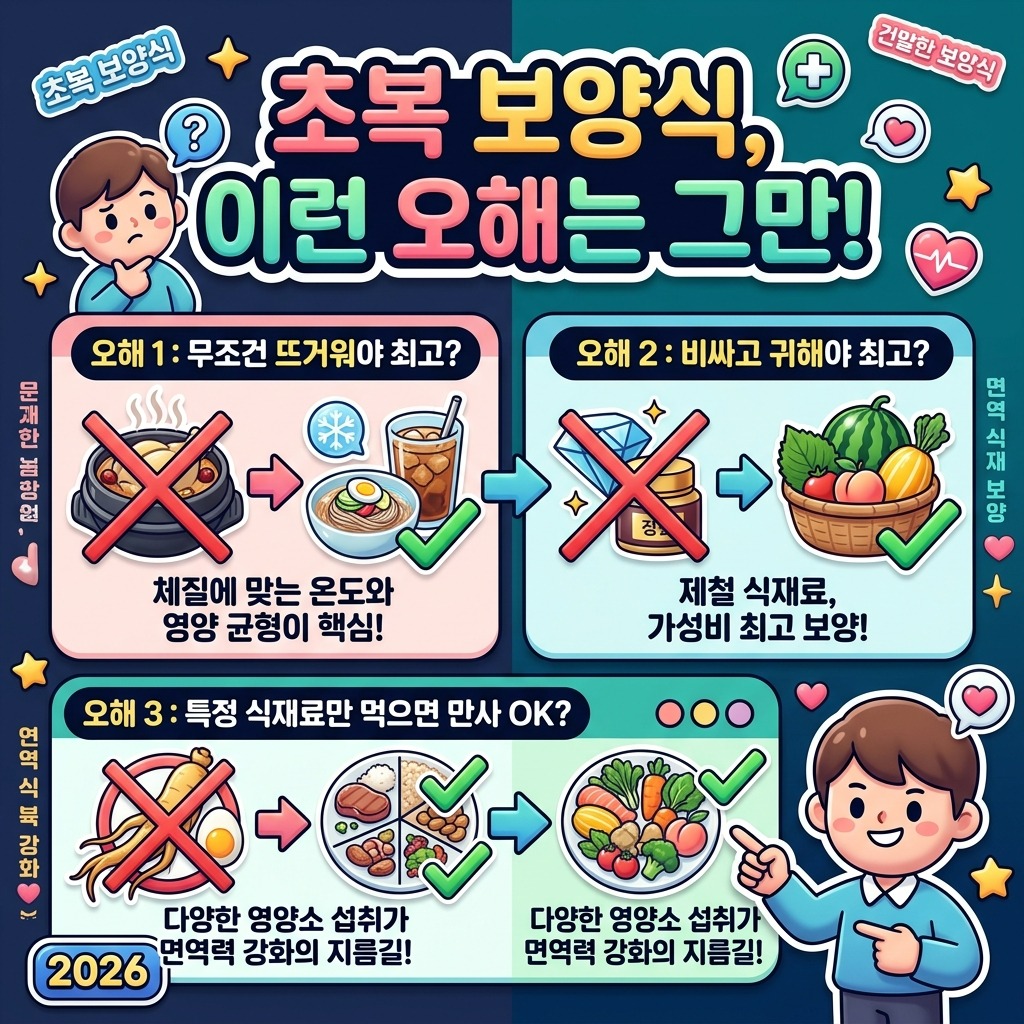 초복 건강 챙기기: 2026년 여름, 오해 쉬운 보양식 3가지 현명하게 선택하는 법 이미지 1