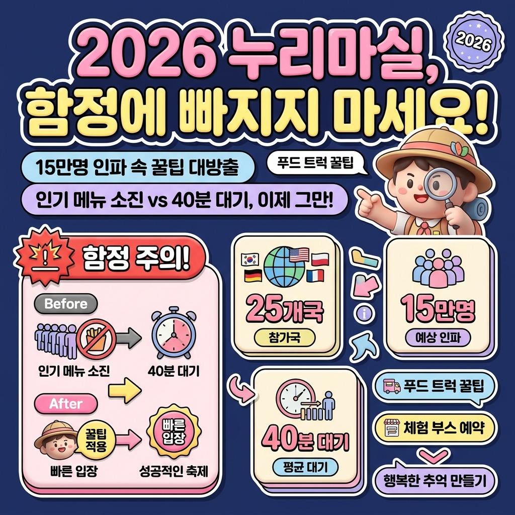 성북세계음식축제 누리마실 2026: 놓치지 말아야 할 3가지 함정