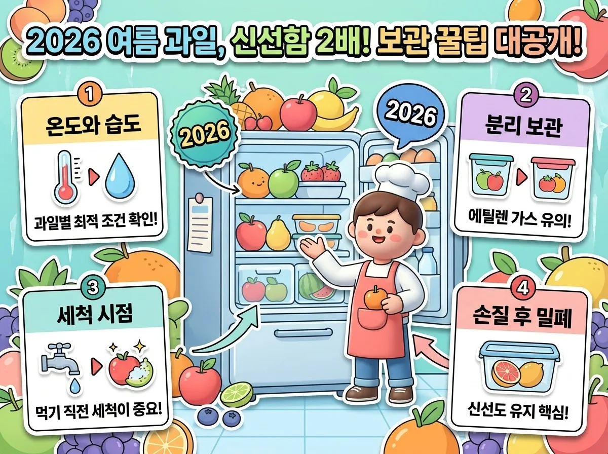 2026년 여름, 갈증 해소에 딱! 제철 과일 현명하게 즐기는 3가지 방법 이미지 2