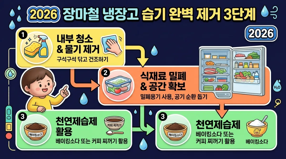2026년 장마철 냉장고 음식 보관: 신선도 오래 유지하는 3가지 핵심 습관 이미지 1
