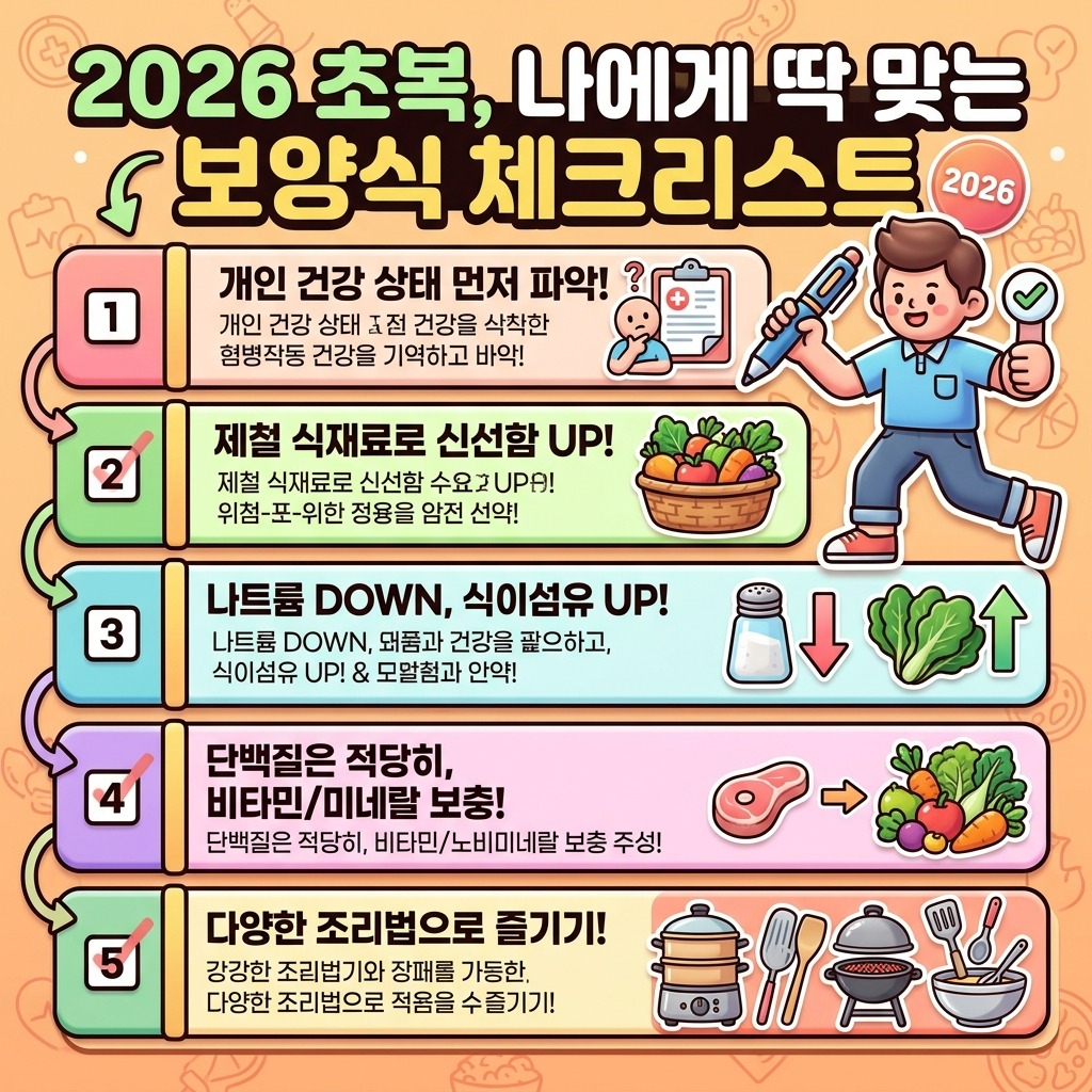 2026년 초복 건강 보양식, 흔한 오해 3가지와 똑똑한 식단 선택법 이미지 2