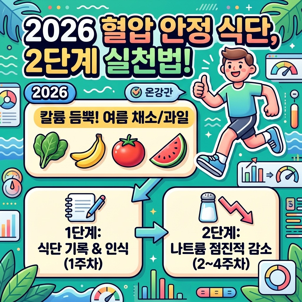 2026년 여름, 혈압 안정 돕는 식단 5가지 핵심 정리와 오해 이미지 2
