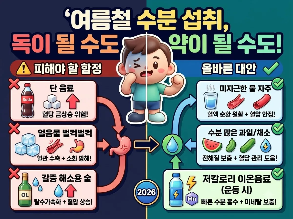 무더위 속 혈압·혈당 관리법, 2026년 여름철 건강을 위협하는 3가지 오해 이미지 2