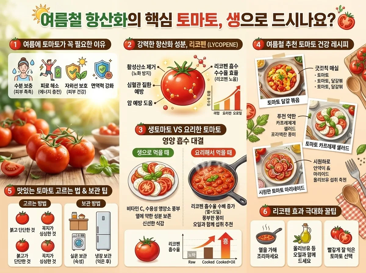 유방암 환자 여름 제철 음식 5가지와 2026년 꼭 지킬 식단 수칙 이미지 1