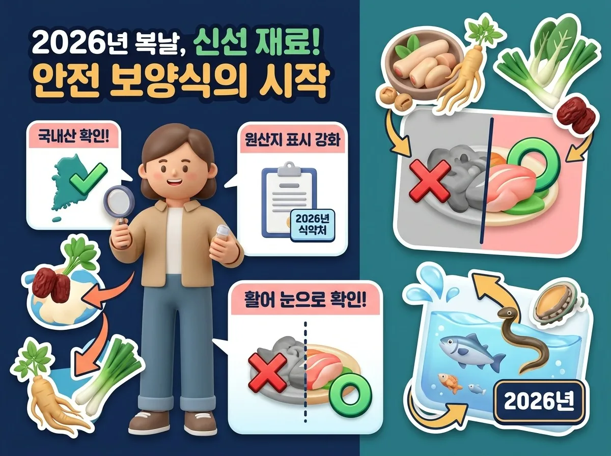 2026년 복날, 삼계탕 외 몸 챙길 보양식 5가지 주의점 이미지 2
