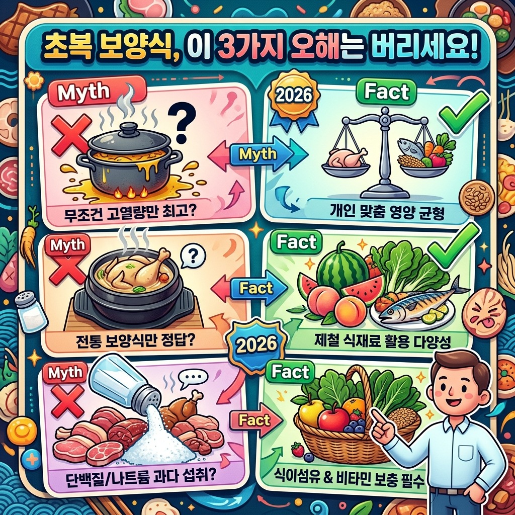 2026년 초복 건강 보양식, 흔한 오해 3가지와 똑똑한 식단 선택법 이미지 1