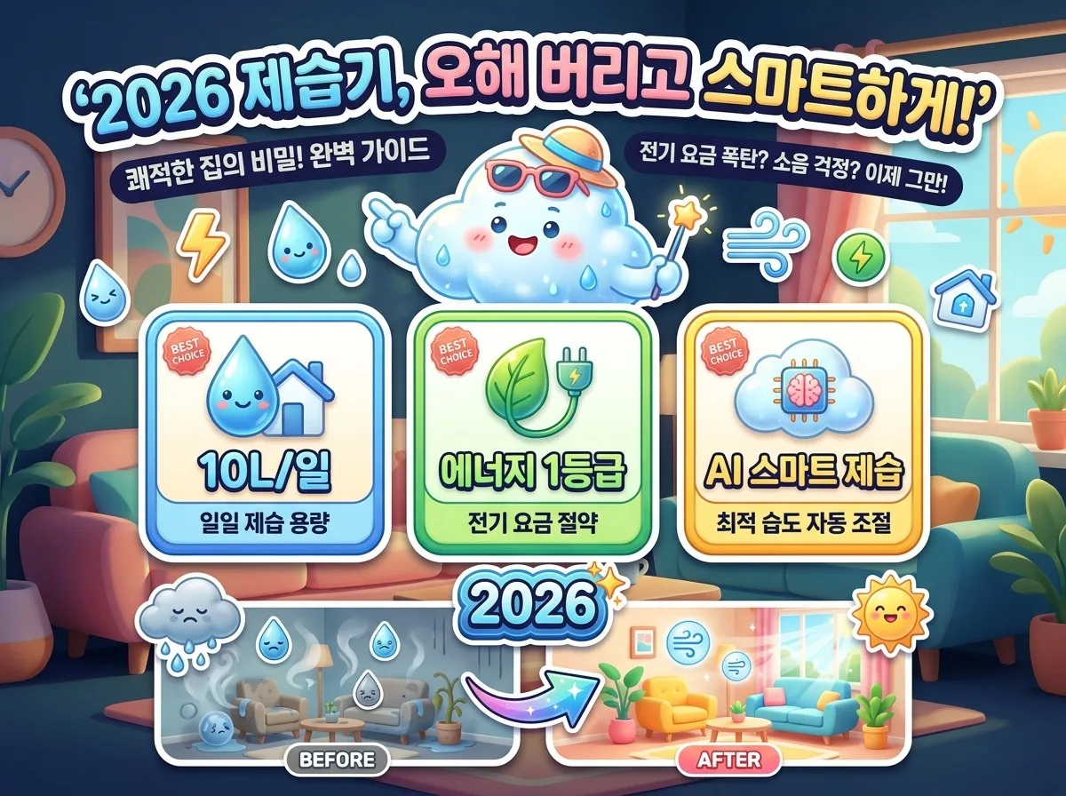 여름철 제습기, 오해 줄이고 만족도 높이는 5가지 선택 가이드