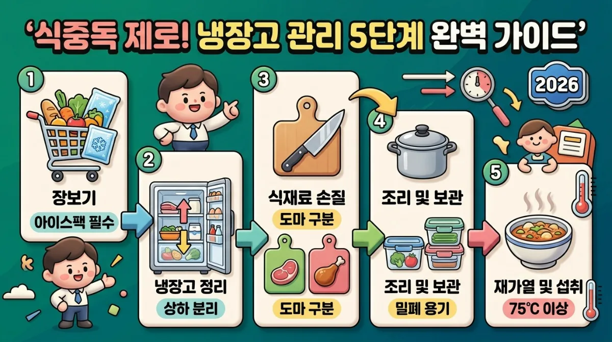 2026년 장마철 식중독 예방, 냉장고 음식 관리 3가지 핵심 주의점 이미지 2