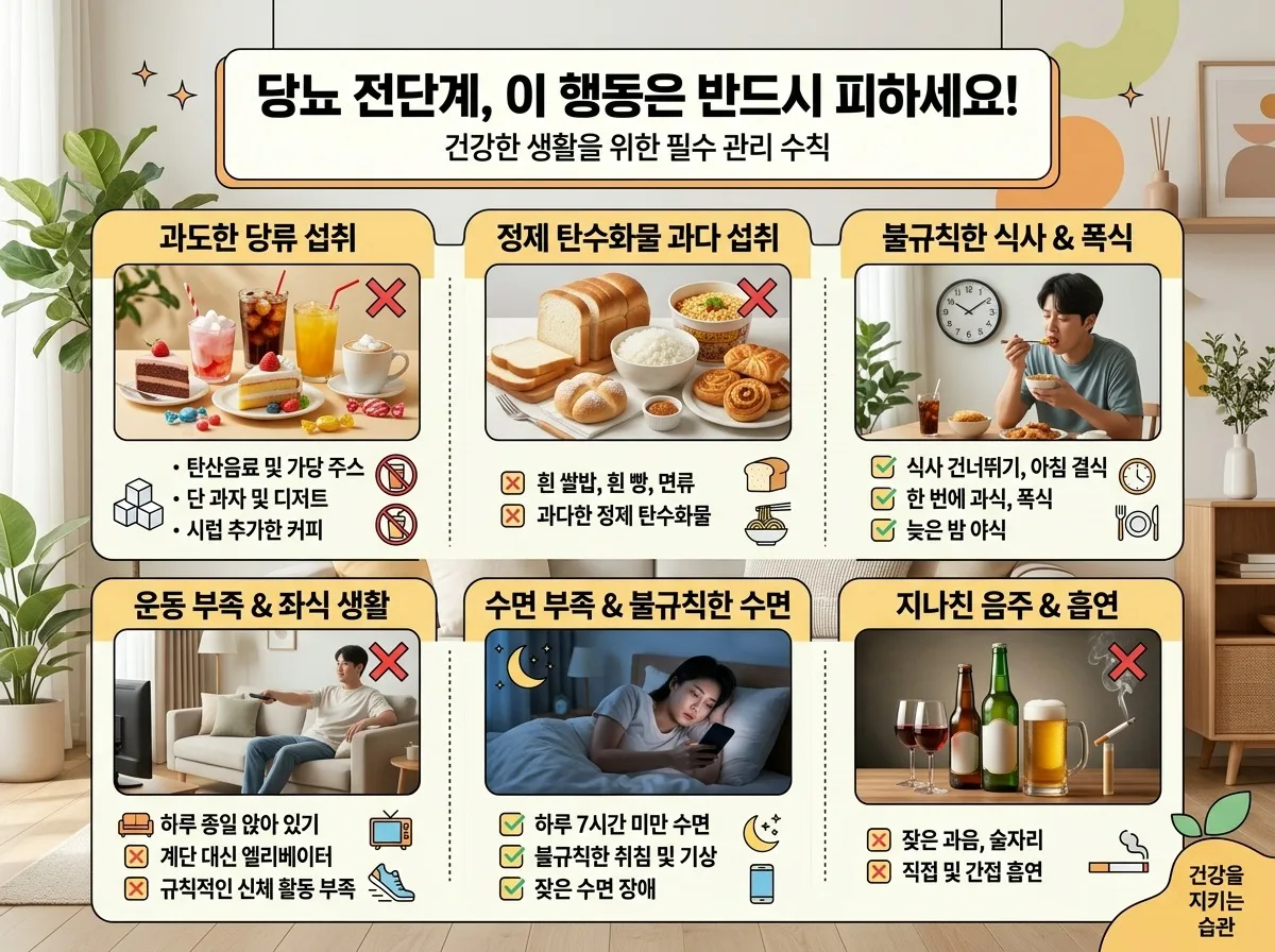 혈당 걱정될 때 꼭 확인! 2026년 당뇨 전단계 생활습관 3가지 오해 이미지 2