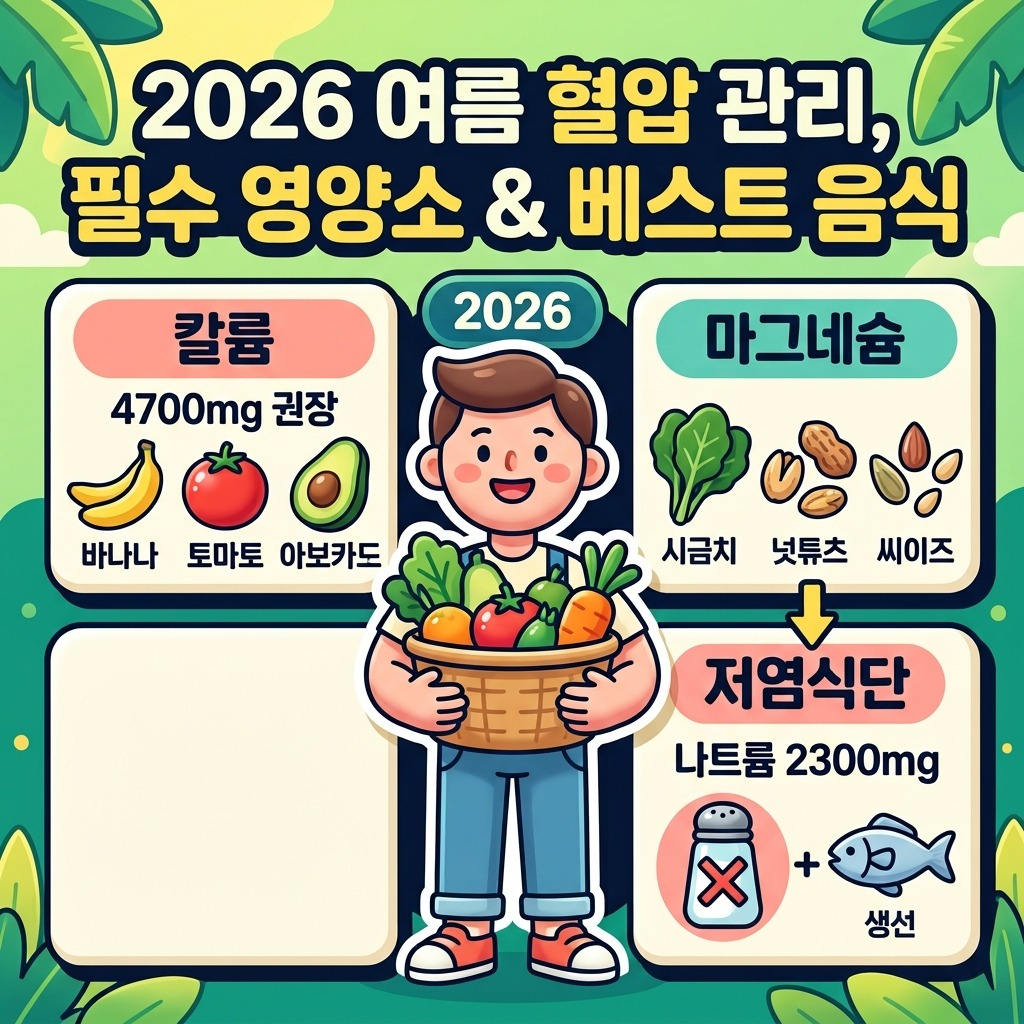 2026년 여름 혈압 관리, 베스트 10 음식 섭취 시 흔한 오해와 주의점 이미지 2