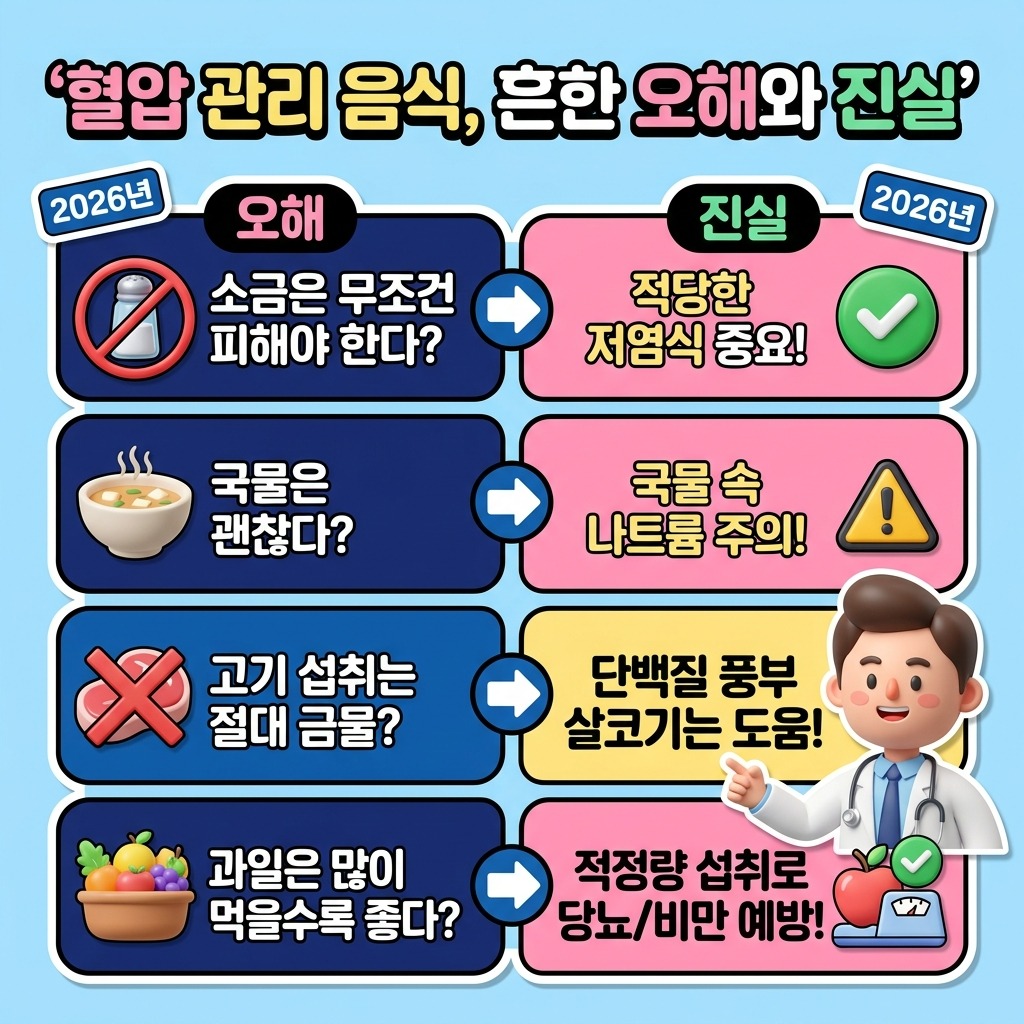 2026년 여름 혈압 관리, 베스트 10 음식 섭취 시 흔한 오해와 주의점 이미지 1