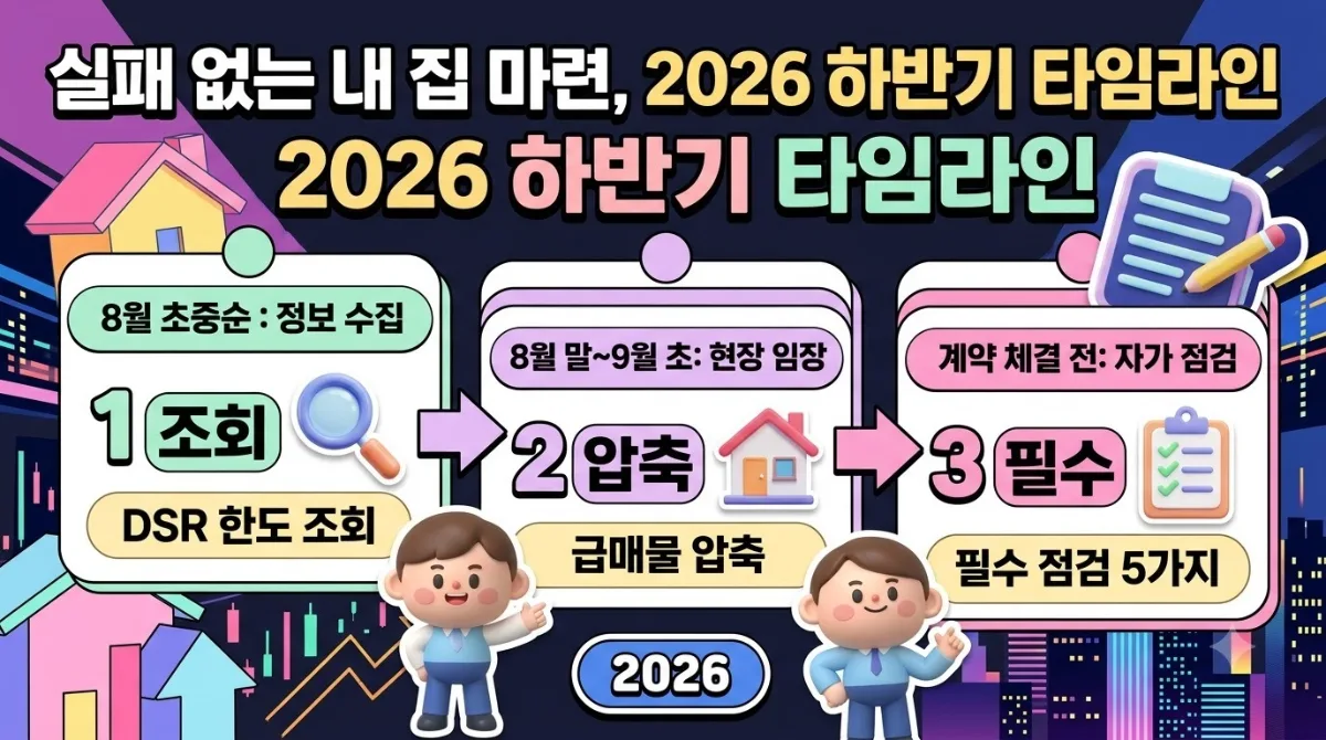 8월 부동산 시장 분위기, 2026년 꼭 피해야 할 3가지 실수 이미지 1