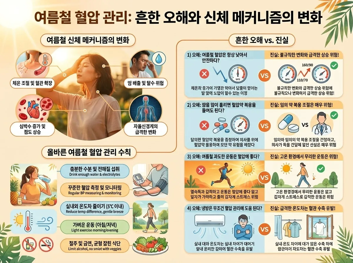 2026년 여름 혈압 관리, 식단에서 꼭 챙겨야 할 음식 3가지와 주의점 이미지 1