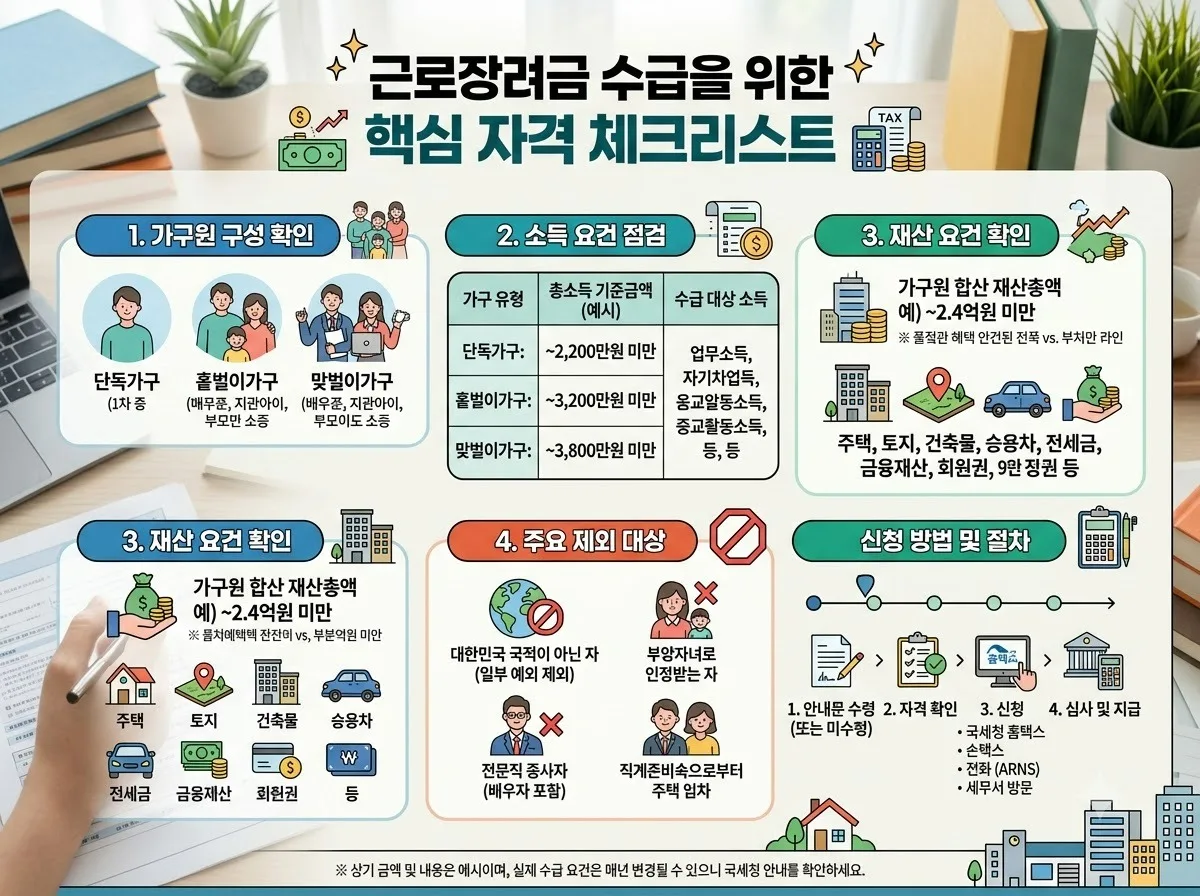 근로장려금 지원 대상 확인하고 2026년 하반기 지급 시기 놓치지 마세요 이미지 2